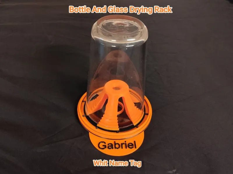 Bottle And Glass Drying Rack