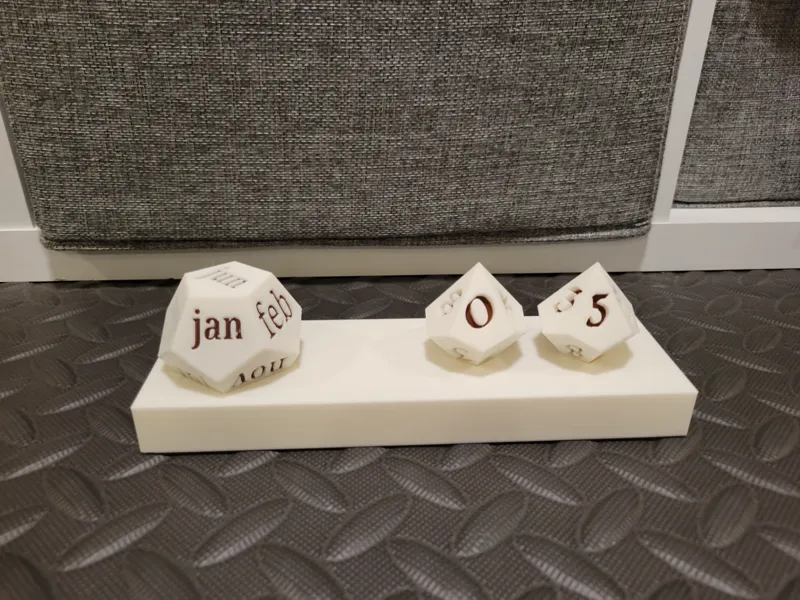 dnd inspired desk calendar