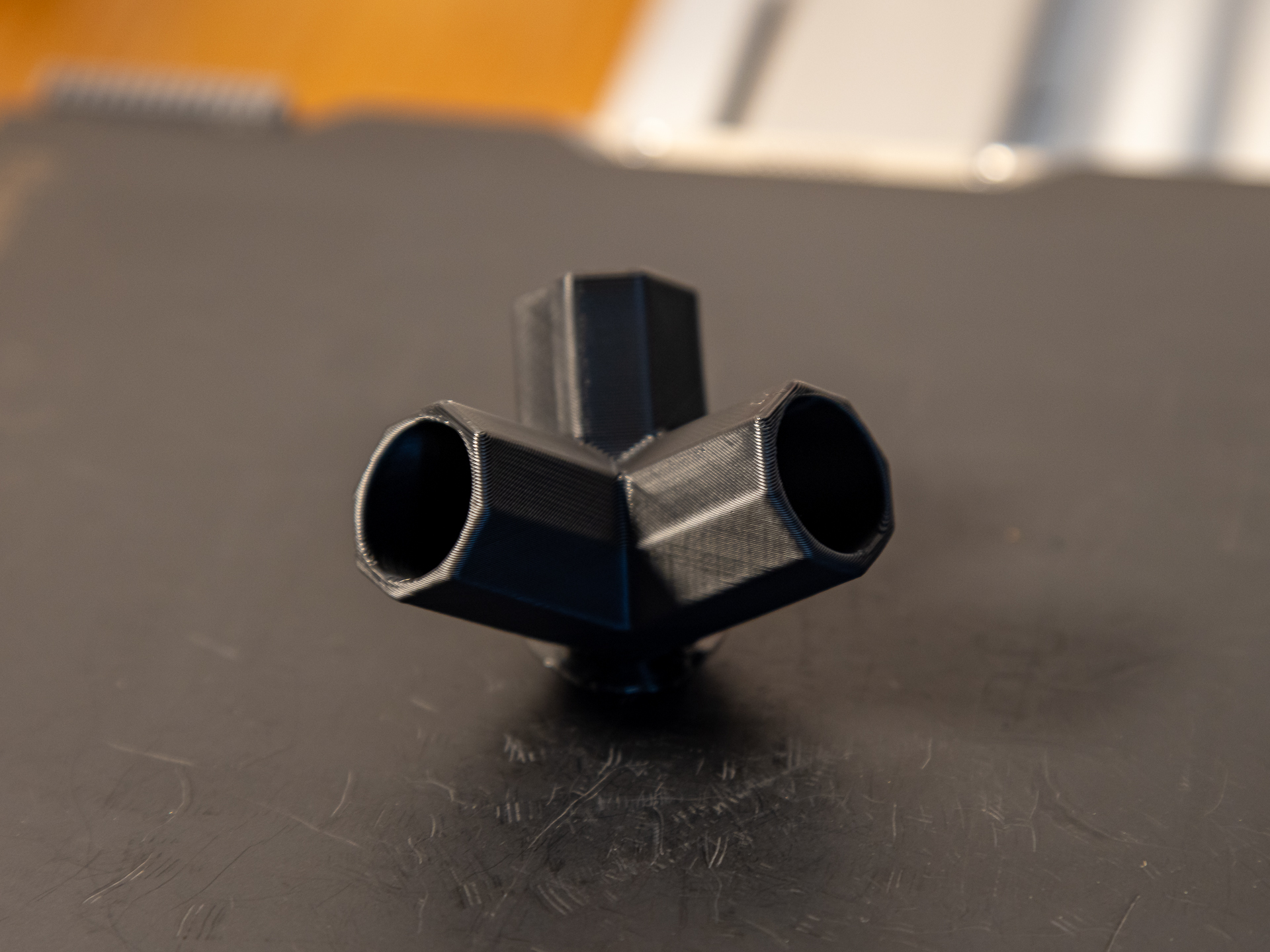 Miniatura 2 do modelo 3D PVC管直径20MM直角三通