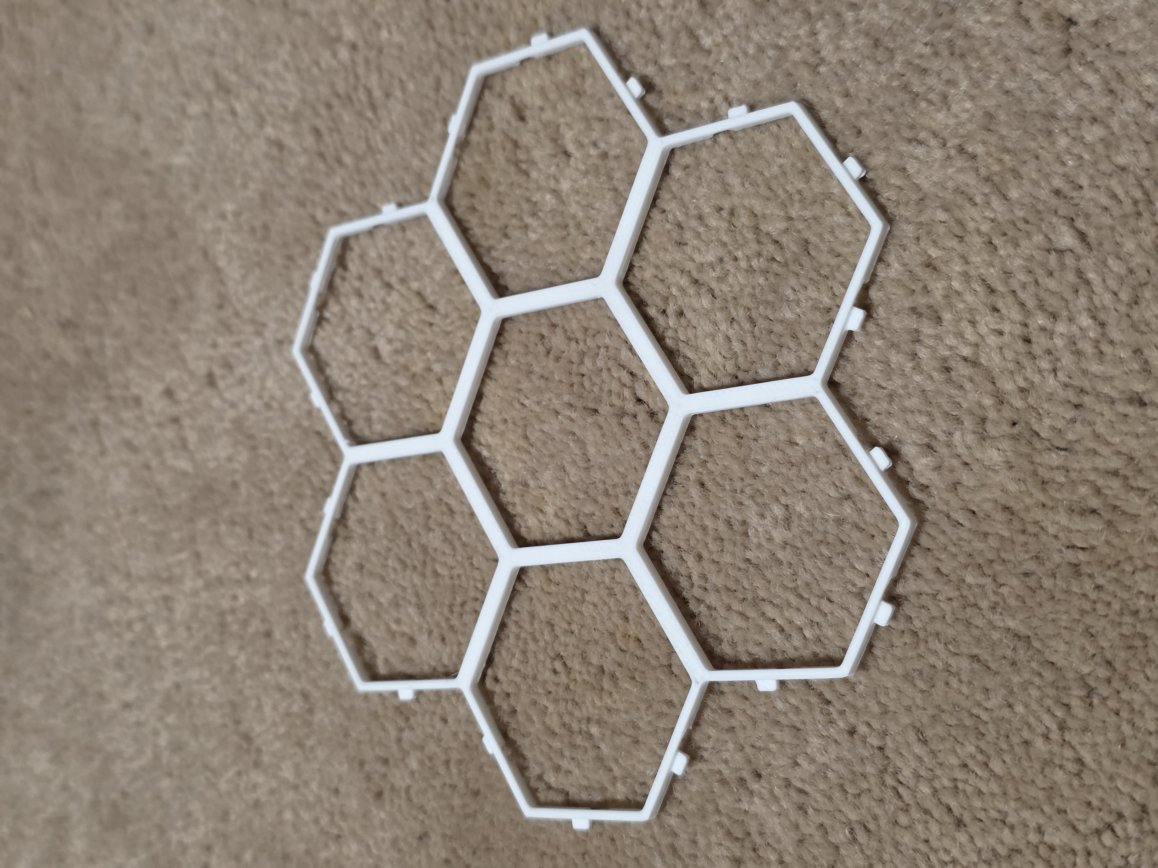 Miniatura 3 do modelo 3D Snap together Hex Grid Tiles