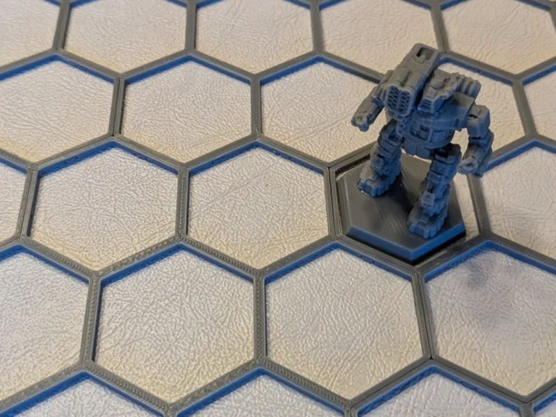Snap together Hex Grid Tiles