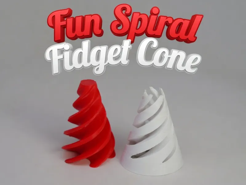 Fun Spiral Fidget Cone