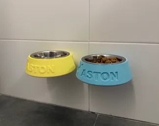 Comedero de perros para pared