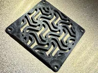 Grille de ventilateur à motif géométrique 80 mm — photo 1