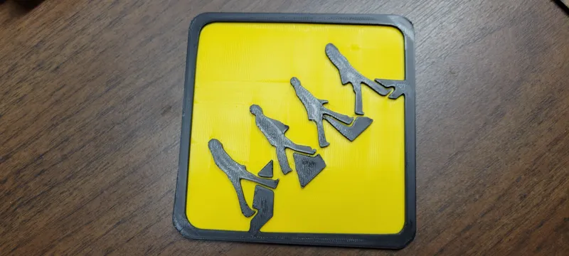 Caution: Beatles Crossing - Sign - NO PURGE REMIX