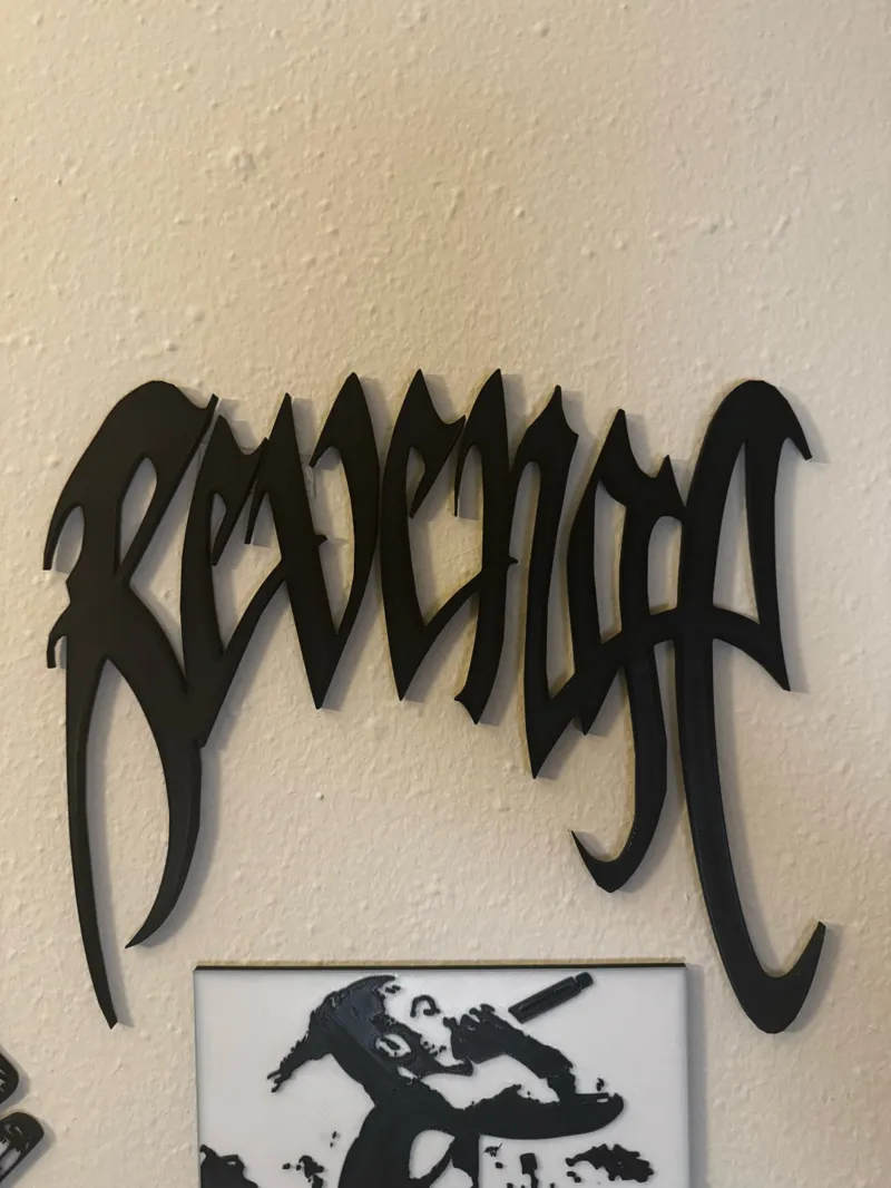 Revenge Logo Wallart