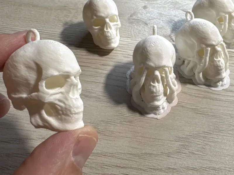 Skull Keychain or Ornament