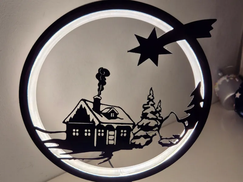 Ring Lamp - Winter Landscape Cover