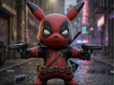 Deadpool - Pikachu No AMS required (Multiparts)