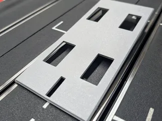 Slotcar Stand Carrera Exclusiv Mercedes Stromlinie