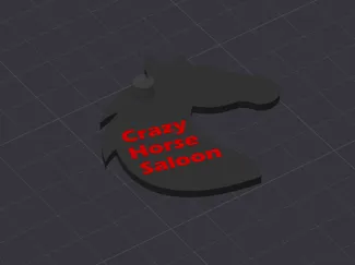 Crazy Horse Keychain