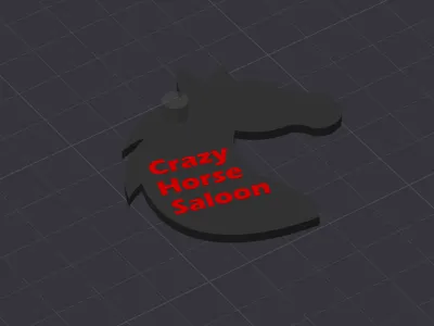 Crazy Horse Keychain