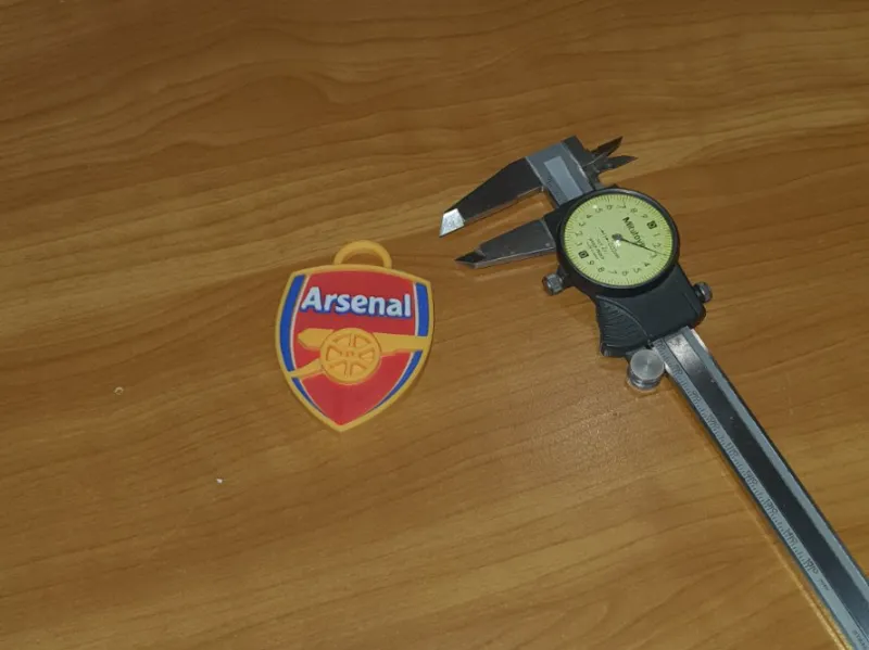 Arsenal logo keychain