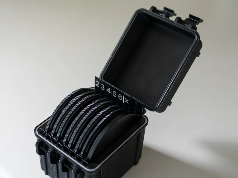 Rugged Filter Box for 8× 77mm Filters