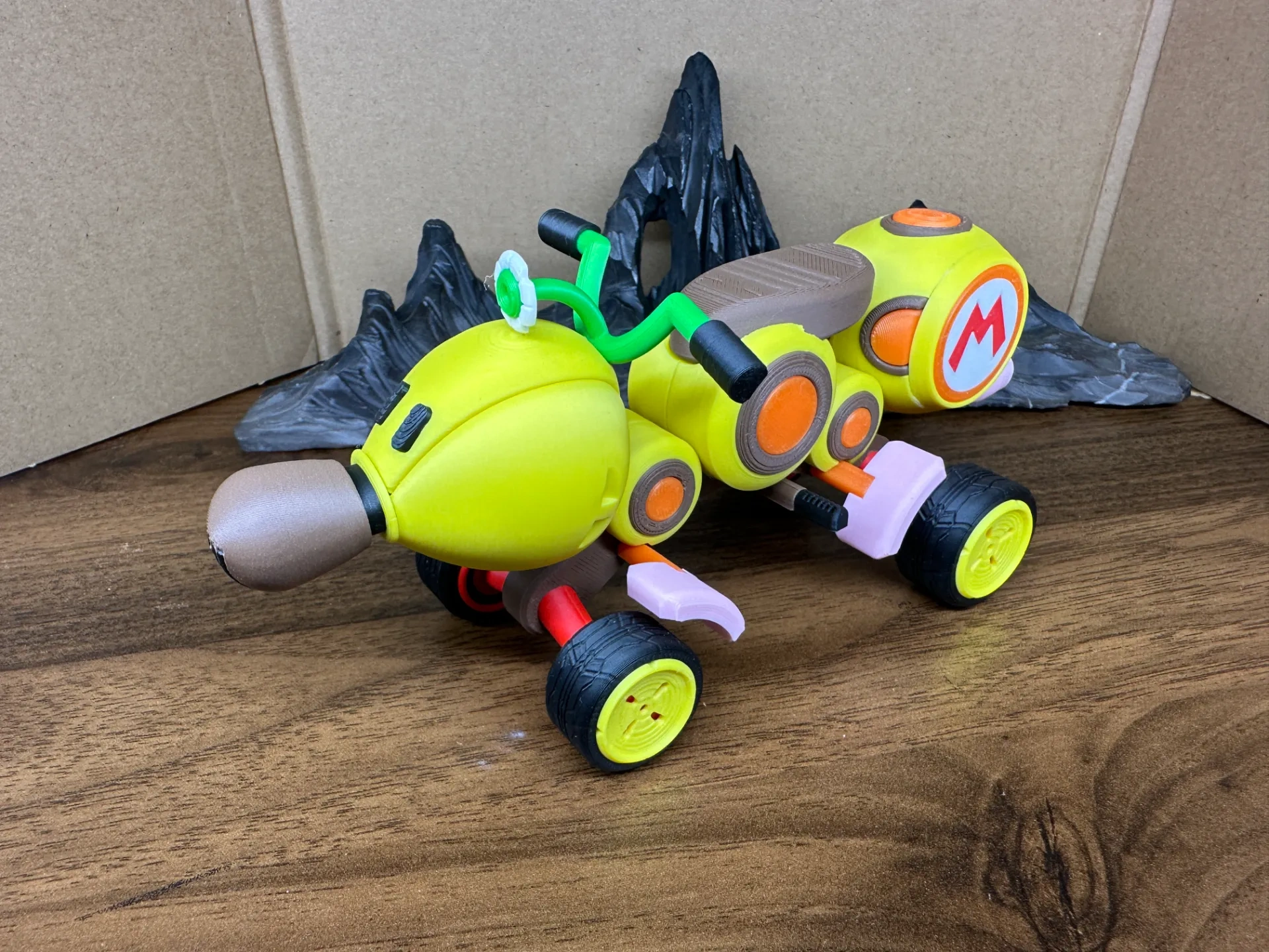 Miniatura 1 do modelo 3D 马里奥赛车 8 花之子越野车 多色拼装 无需AMS
