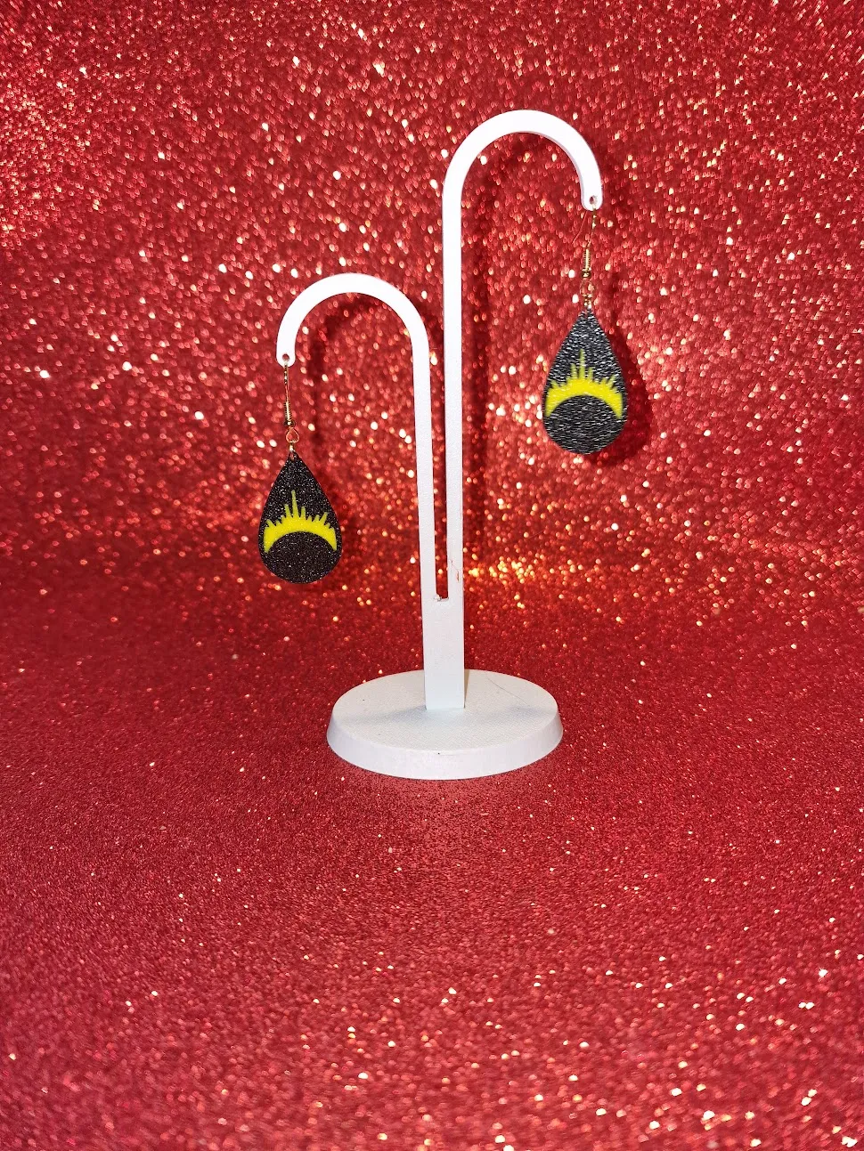 Sunset earrings view 3