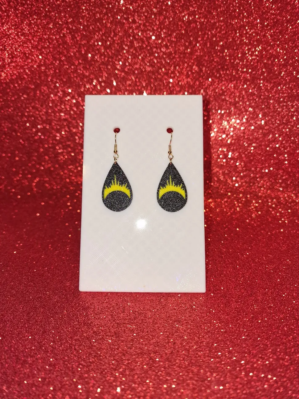 Sunset earrings view 2