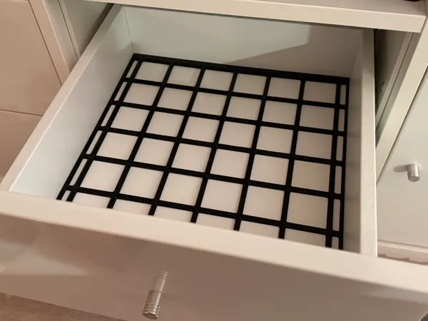 Plaque de base Gridfinity pour tiroir Ikea Kallax