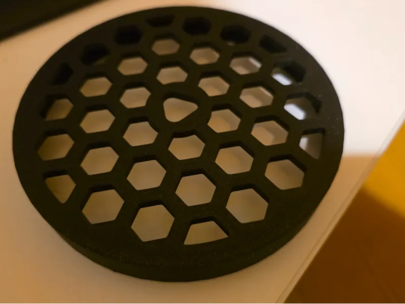 Ring lid cover for jar- honeycomb hexagon circle