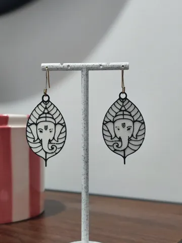 Pendientes: Aretes Ganesha Zen — vista de referencia 3