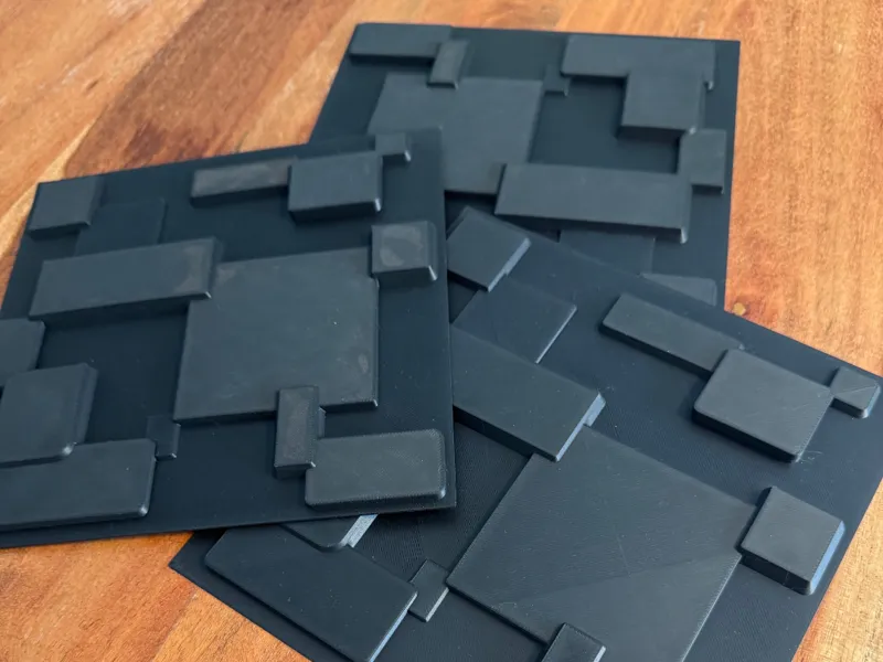 3D Wall Panel - A1Mini, Pixel, Geometric Design