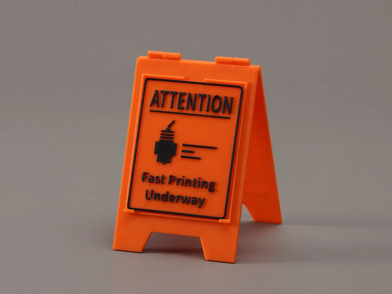Attention Sign Holder_Make My Sign view 2