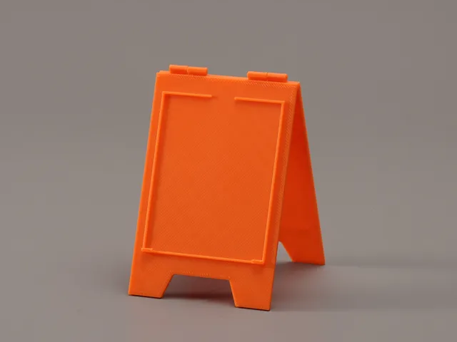 Attention Sign Holder_Make My Sign