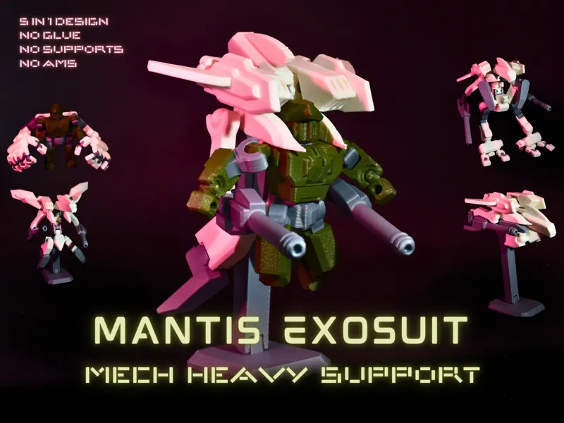 Origin Zero Mantis Exosuit | Mech + Arms Combiner
