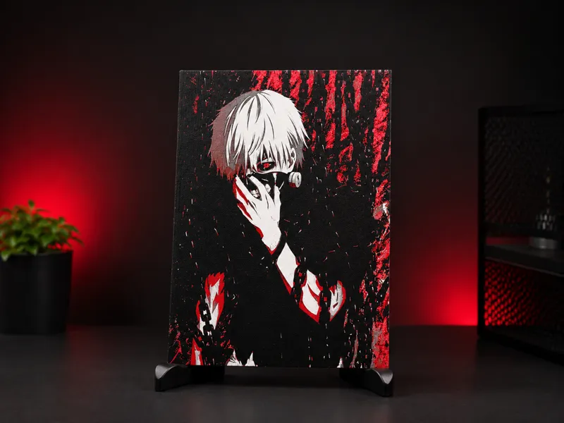Kaneki's Chains of Torment – HueForge Wall Art