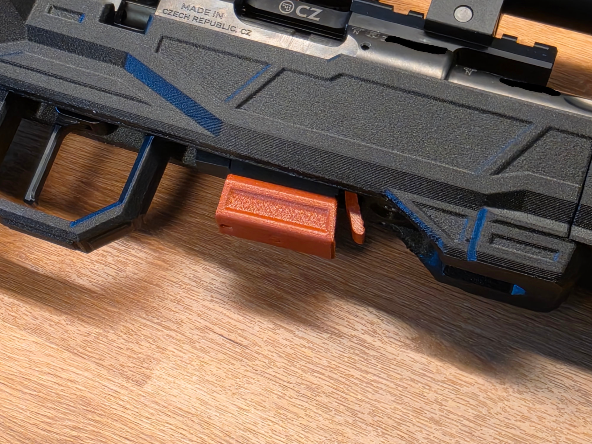 Alternative Magazine Baseplate for CZ457 (5 shot) 3D model