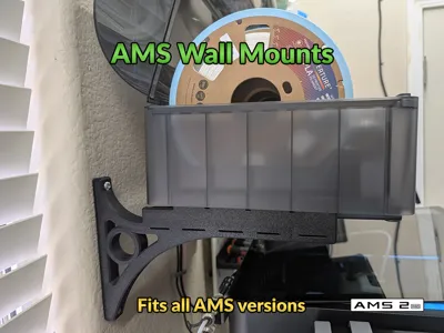 AMS Wall Mounts (V2.0) [Fits all AMS versions]