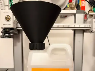 Silica Bottle Cap Funnel 