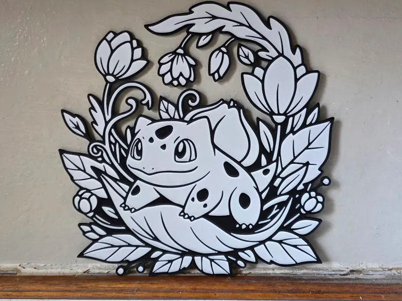 Bulbasaur wall decor