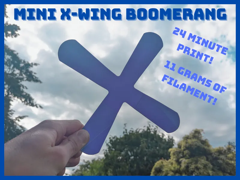 Mini X-Wing Boomerang