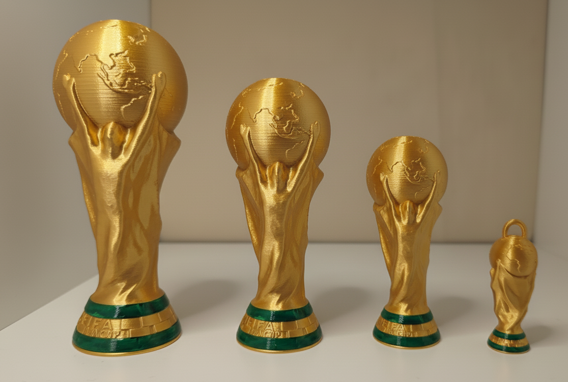 Miniatura 3 do modelo 3D Fifa World Cup inspired replica trophy
