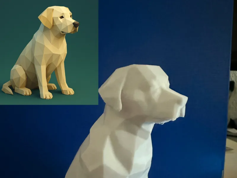 Low Poly Dog / Labrador