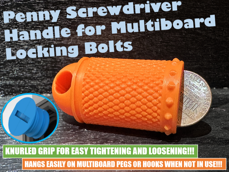 Penny Screwdriver Tool for Multiboard Locking Bolt