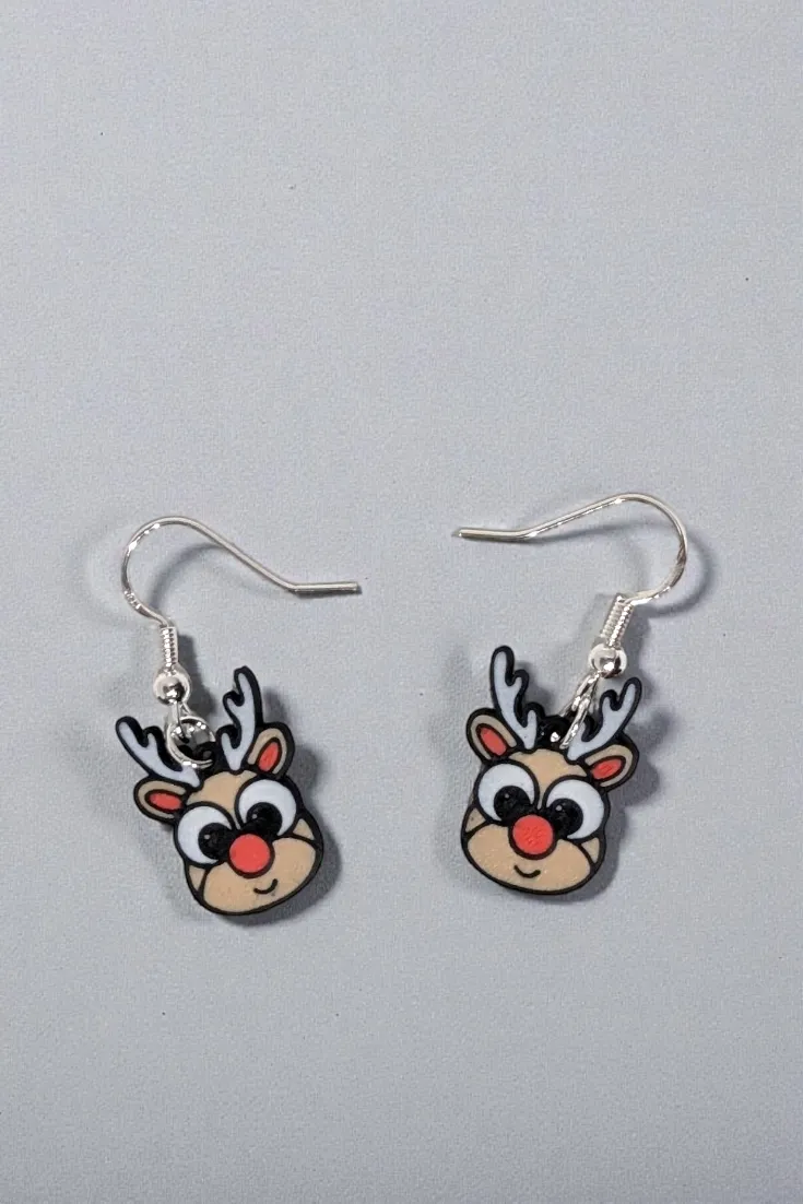 Reindeer Earrings view 2