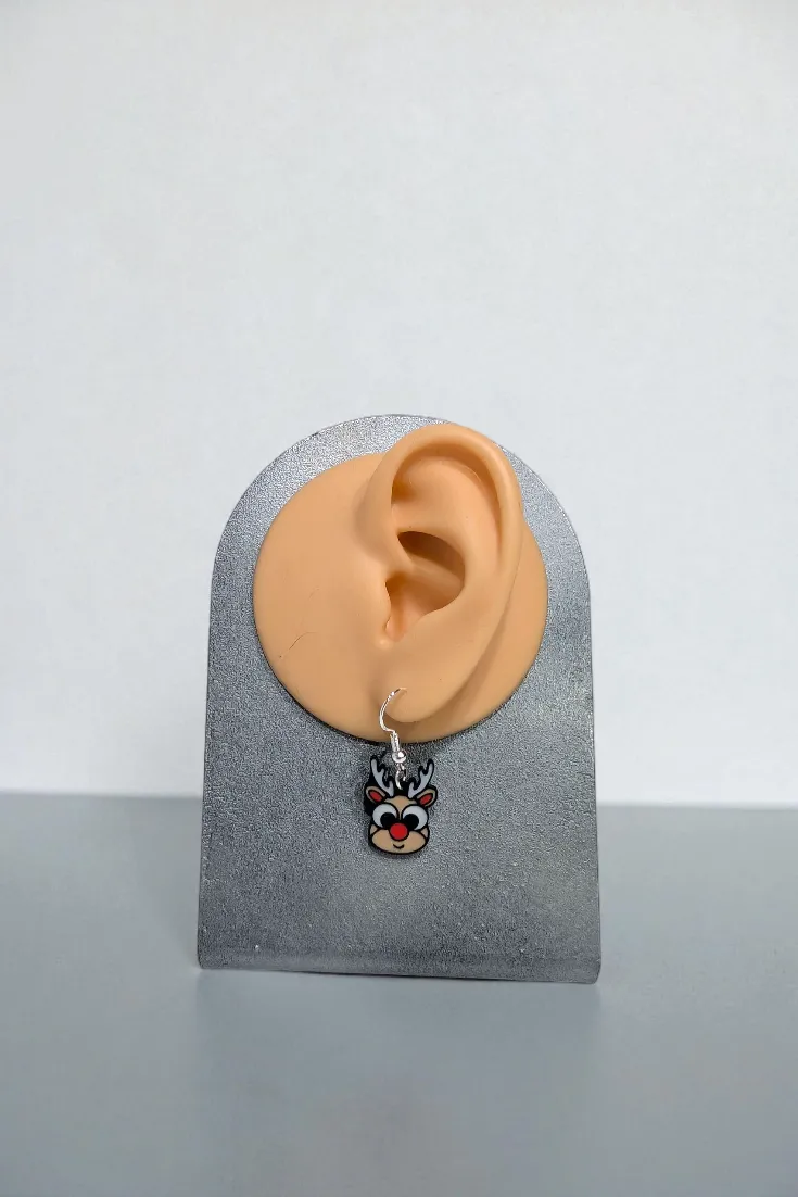 Reindeer Earrings view 3