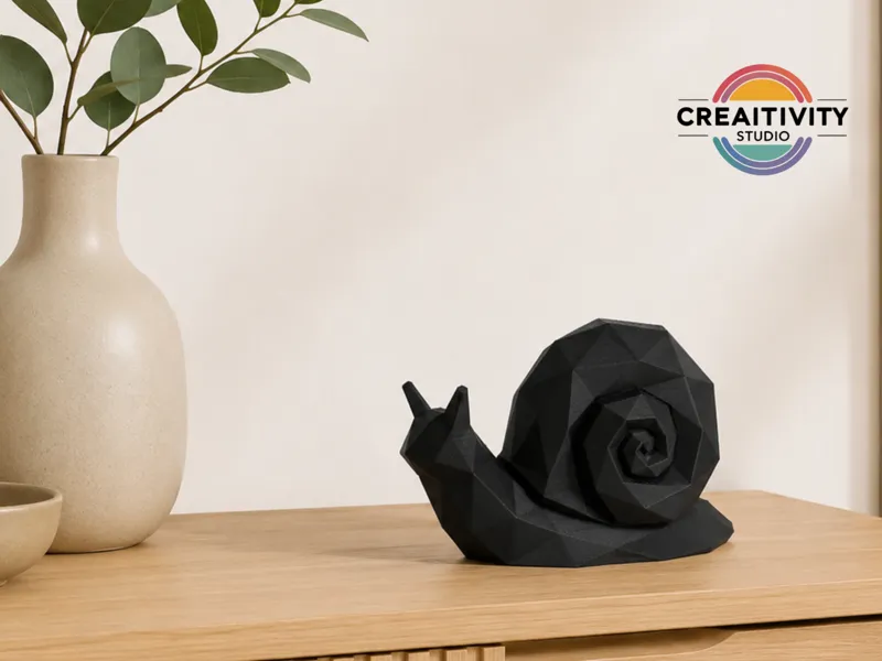 Low Poly - Schnecke "Nestor" - Free Commercial Use