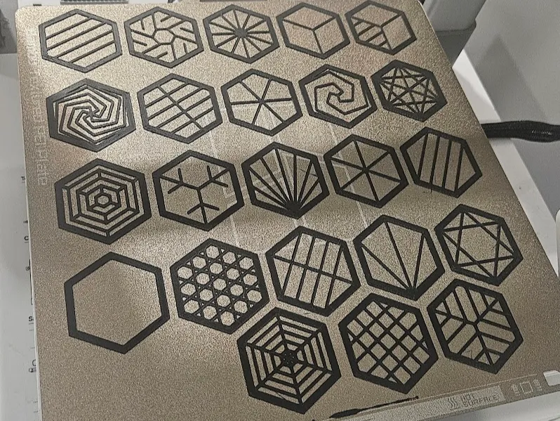 35-Pattern Custom Hexagon Decor/Coaster Generator