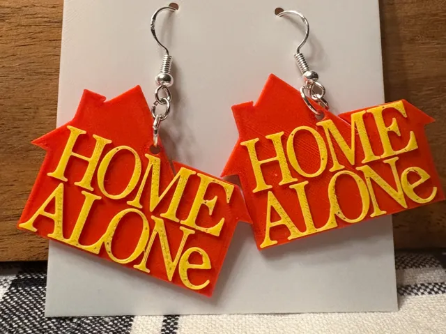 Home Alone Christmas Earrings
