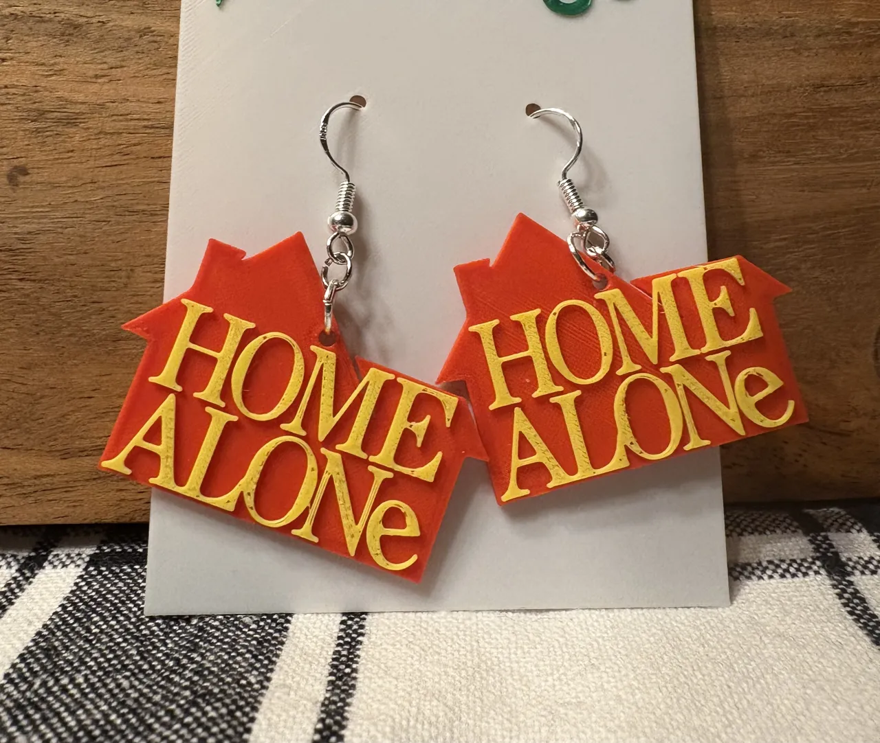 Home Alone Christmas Earrings view 2