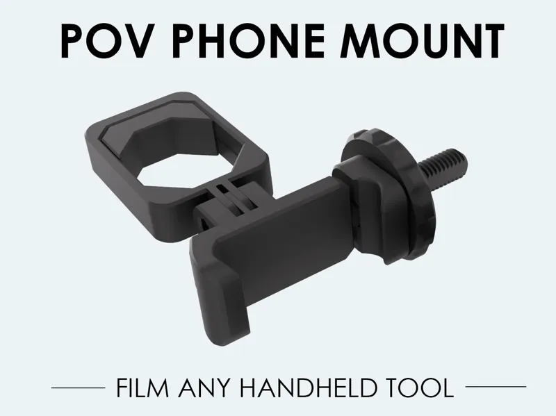 Universal Tool POV Video Phone Mount