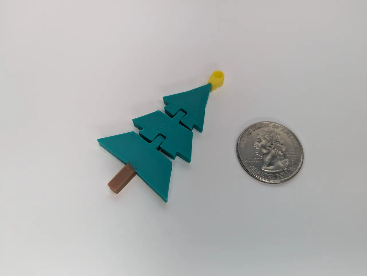 Simple Articulated FlexiTree Earrings/Keychain view 4