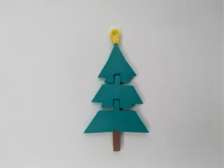 Simple Articulated FlexiTree Earrings/Keychain