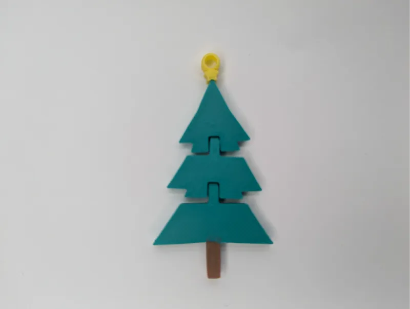 Simple Articulated FlexiTree Earrings/Keychain