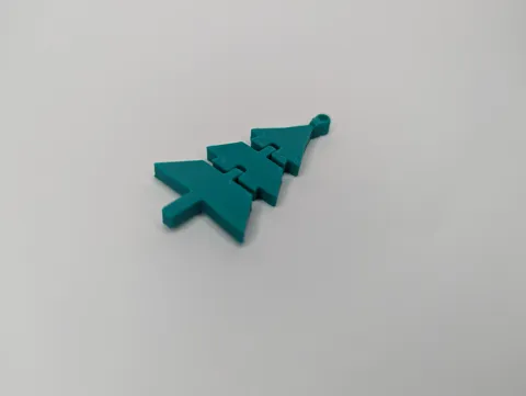 Simple Articulated FlexiTree Earrings/Keychain view 2