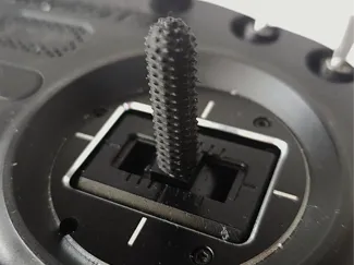 Radio stick end