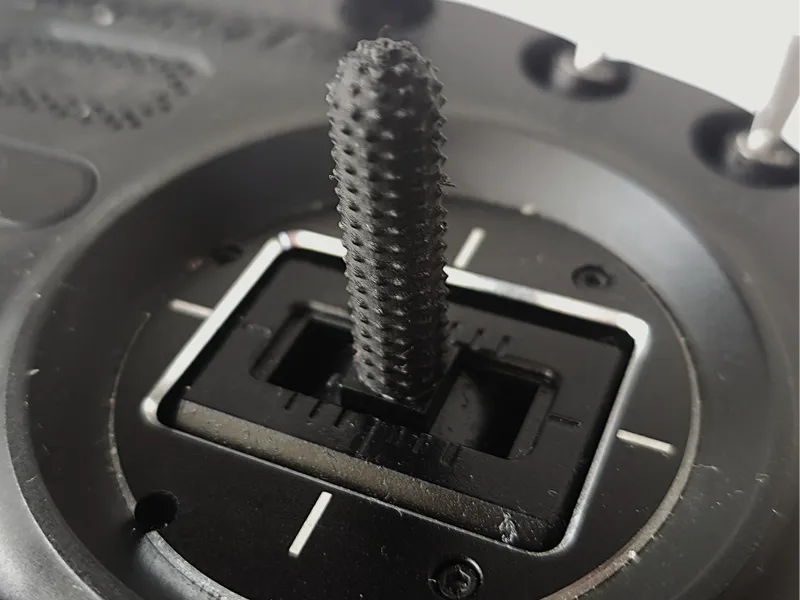 Radio stick end